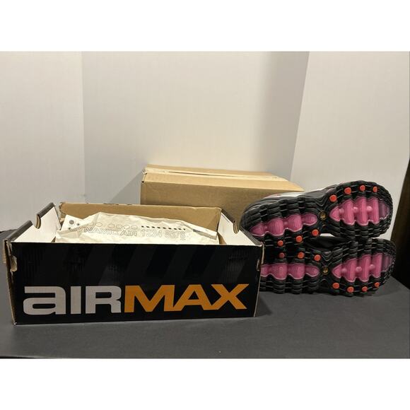 Size 8M/9.5W Nike Air Max DN8 Black DK Smoke Grey Pink Blast IH4119 004 NEW OG B main image 8
